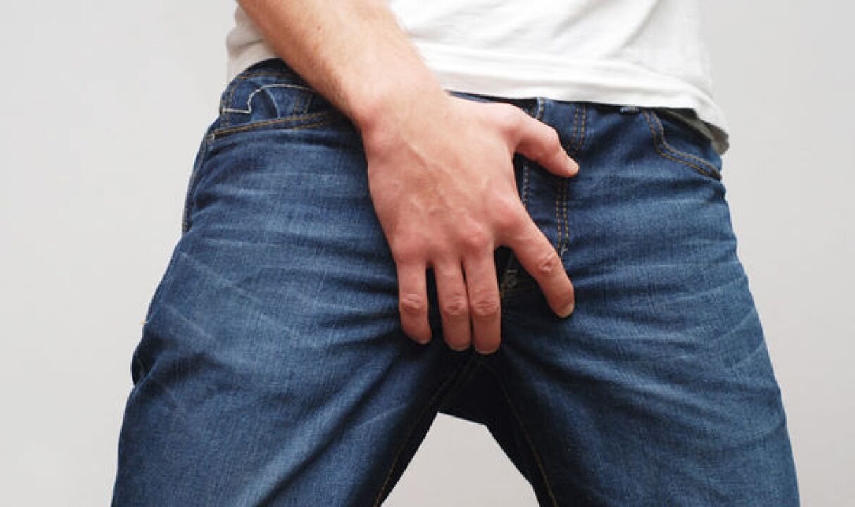 Ground pain from prostatitis